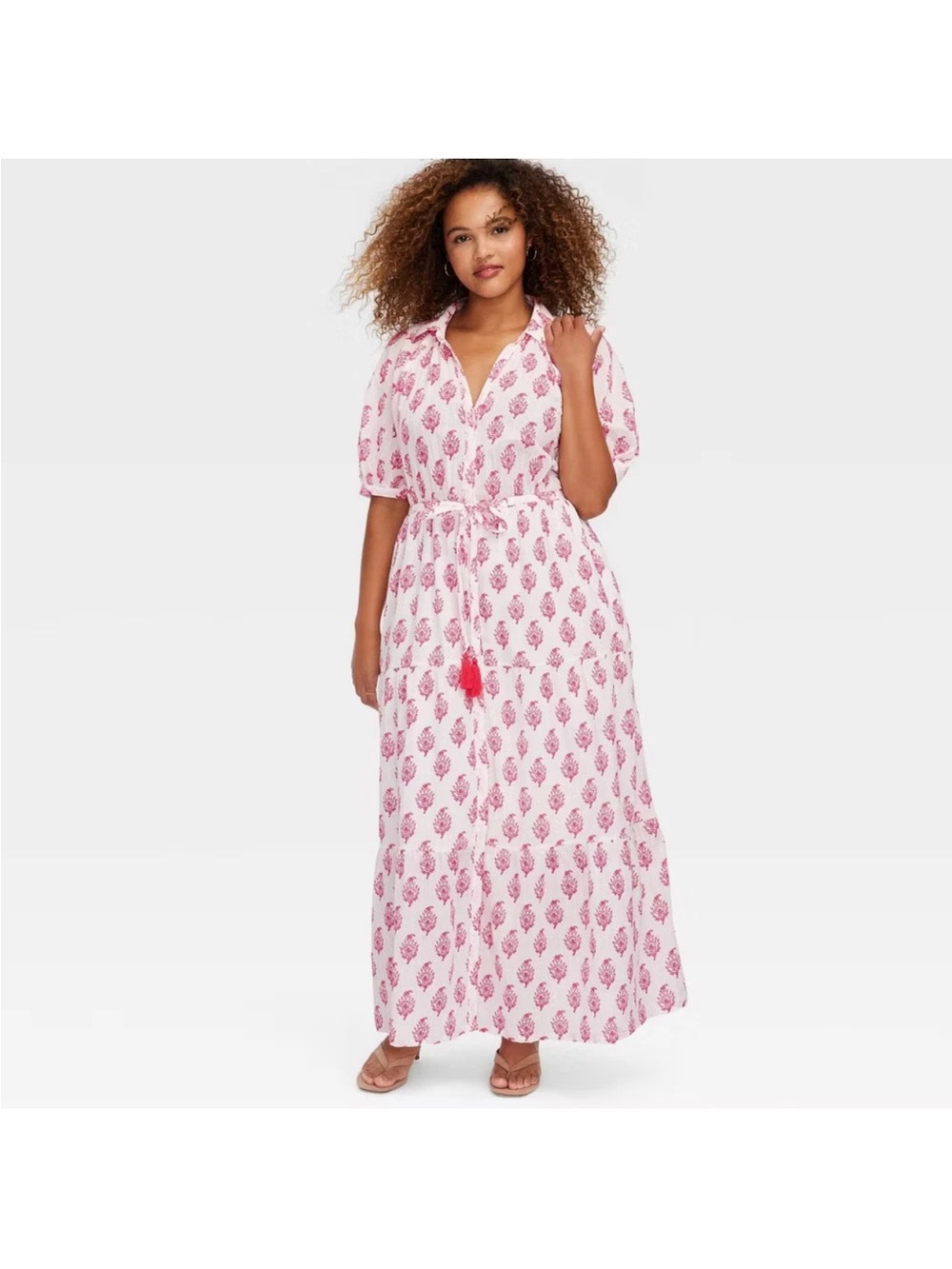 Roller Rabbit x Target Women's Bouquet Short Sleeve Maxi Dress